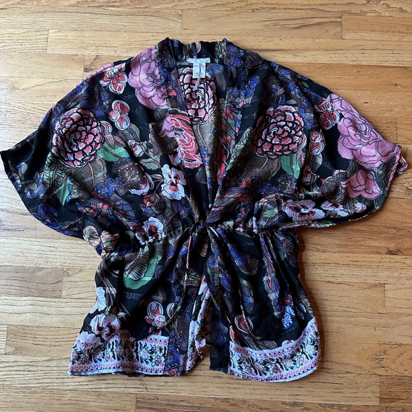 Free People floral kimono short - Picture 1 of 6